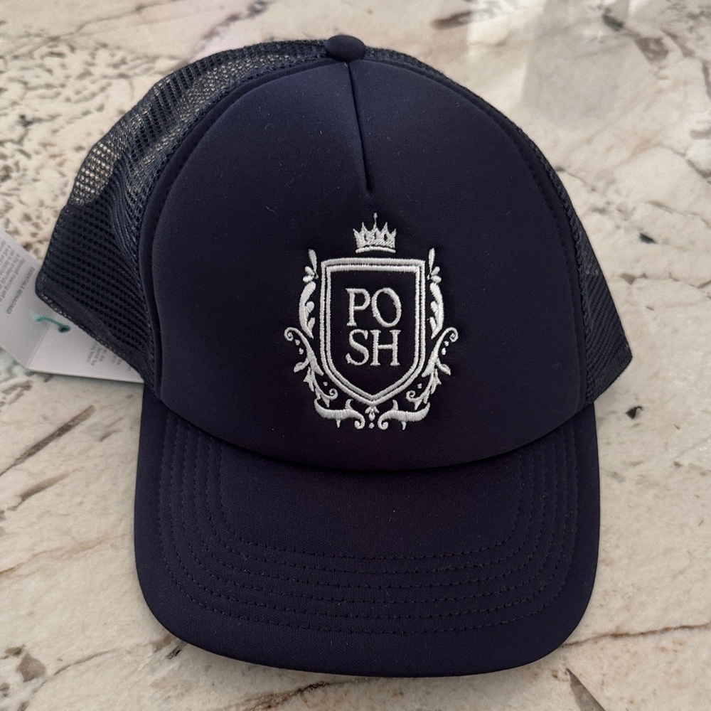 Black Posh Peanut Logo Cap